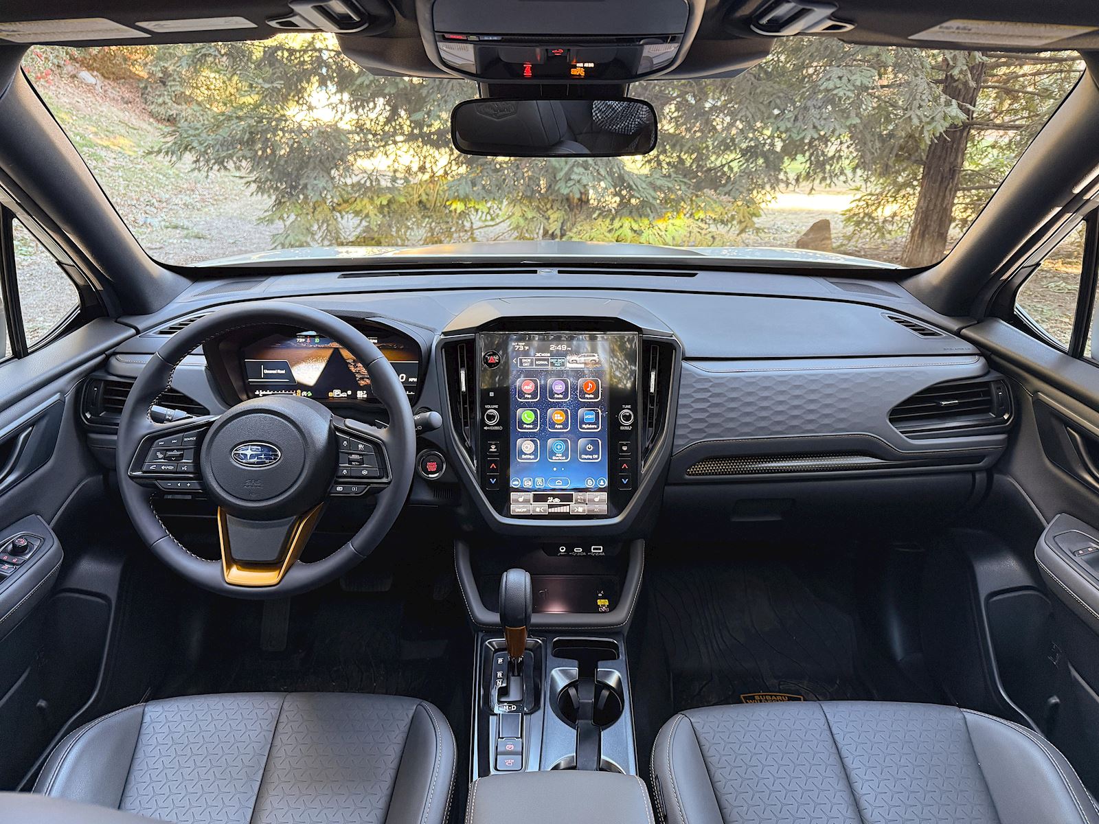 Dashboard digital Subaru Forester 2026